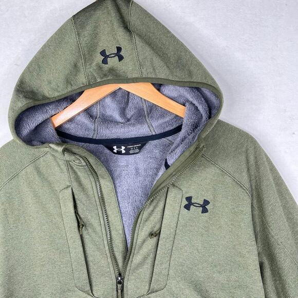 Under Armour Men's Storm bacca Softershell Jacket size large in green - Picture 2 of 9